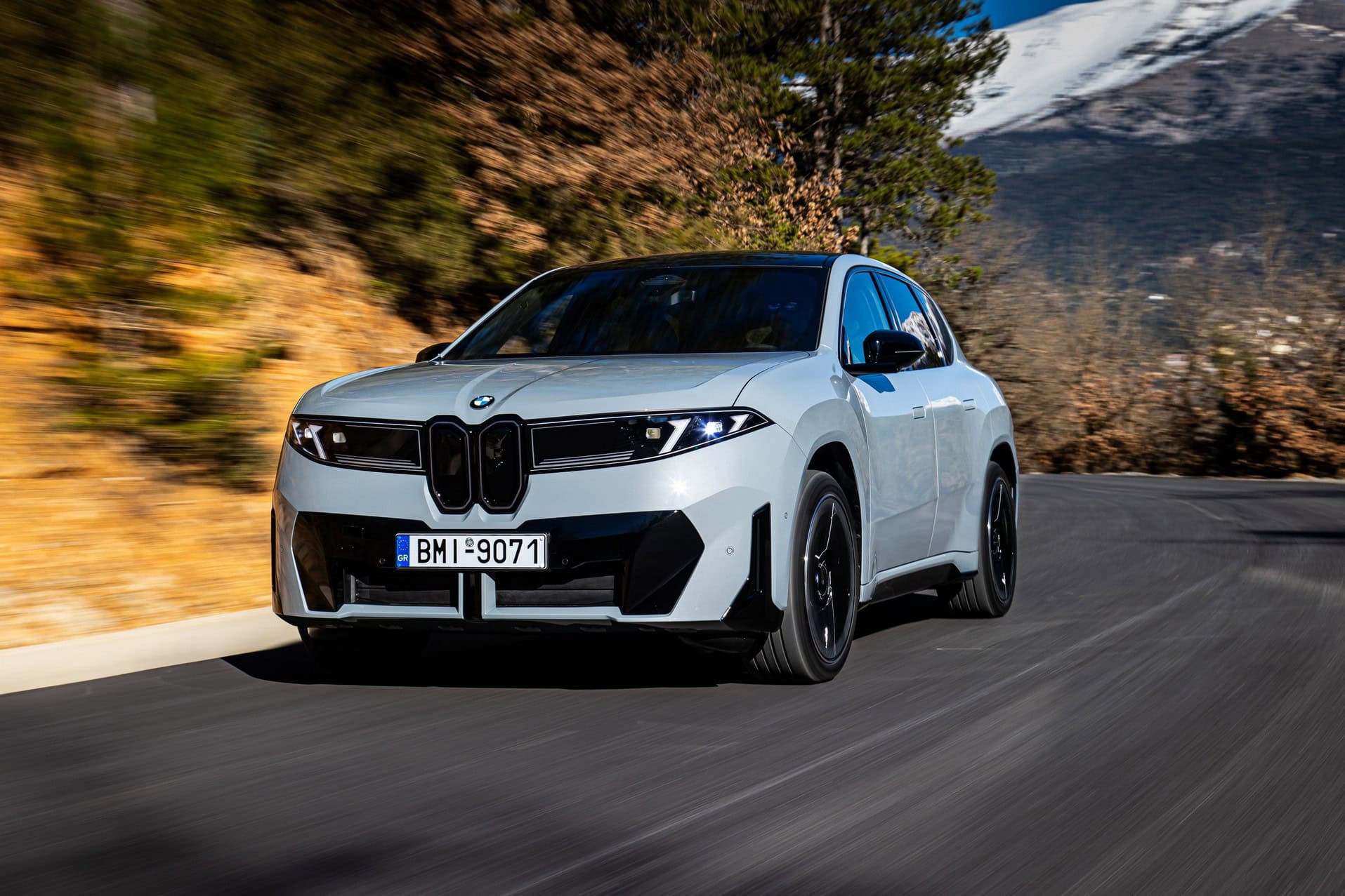 2026 BMW IX3 on the road