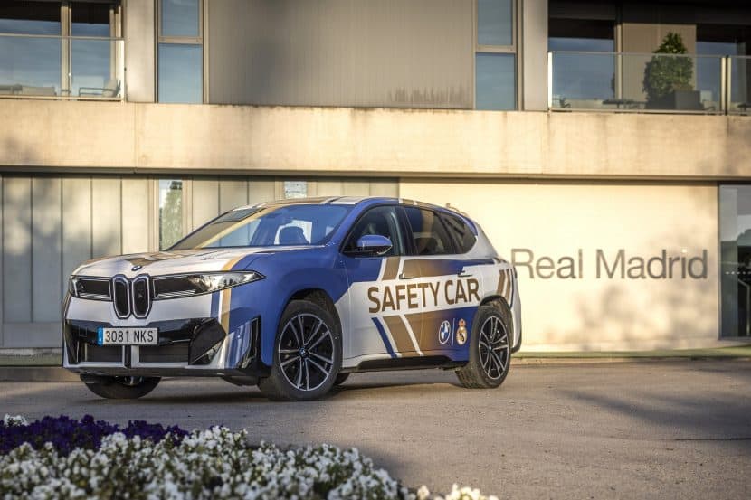 BMW Turns The New iX3 Into A Safety Car For Real Madrid Team