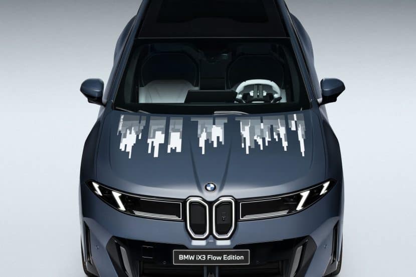 BMW iX3 Flow Edition Gets Animated Hood With E Ink Tech