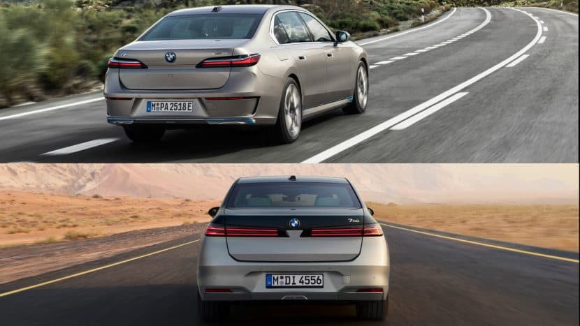 LCI 7ER VS 7ER REAR