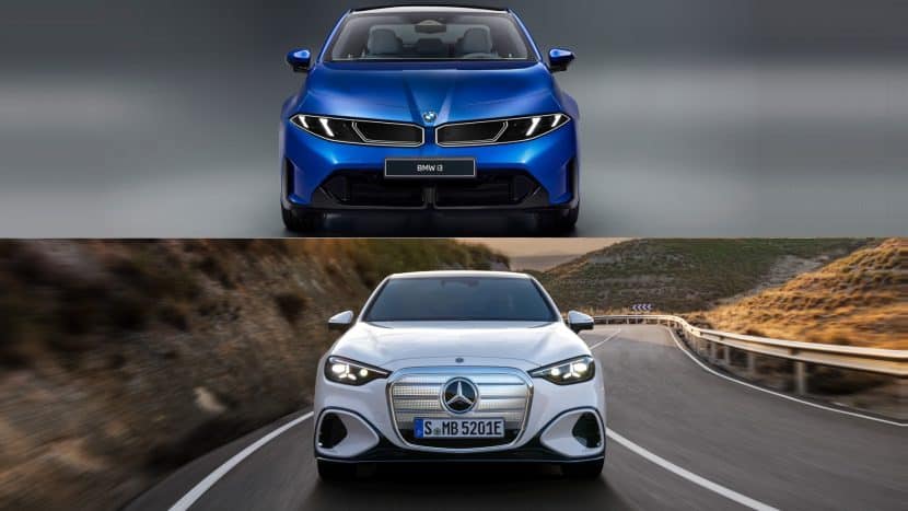 I3 VS E C CLASS FRONT