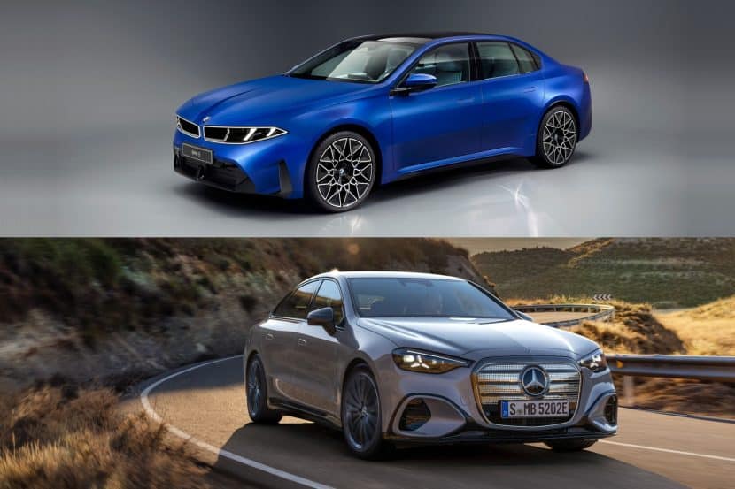 BMW i3 vs Electric Mercedes C-Class: Photo Comparison of Two New EV Rivals