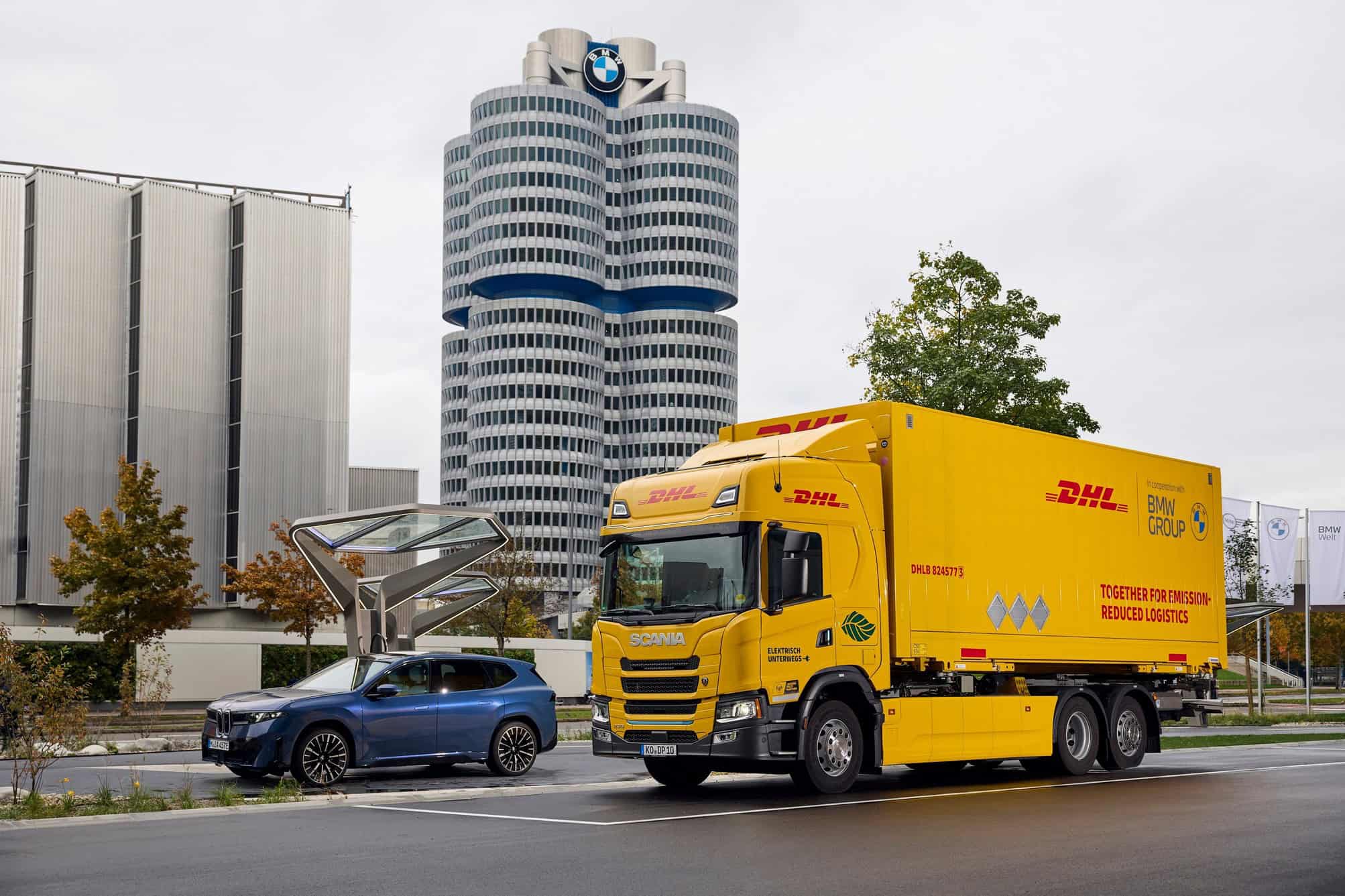 SCANIA HYBRID TRUCK WITH BMW RANGE EXTENDER TECH 1