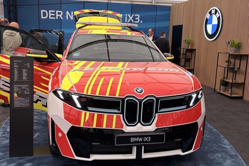 BMW Showed A Police M5 Touring And An Electric Fire Truck At RETTmobil