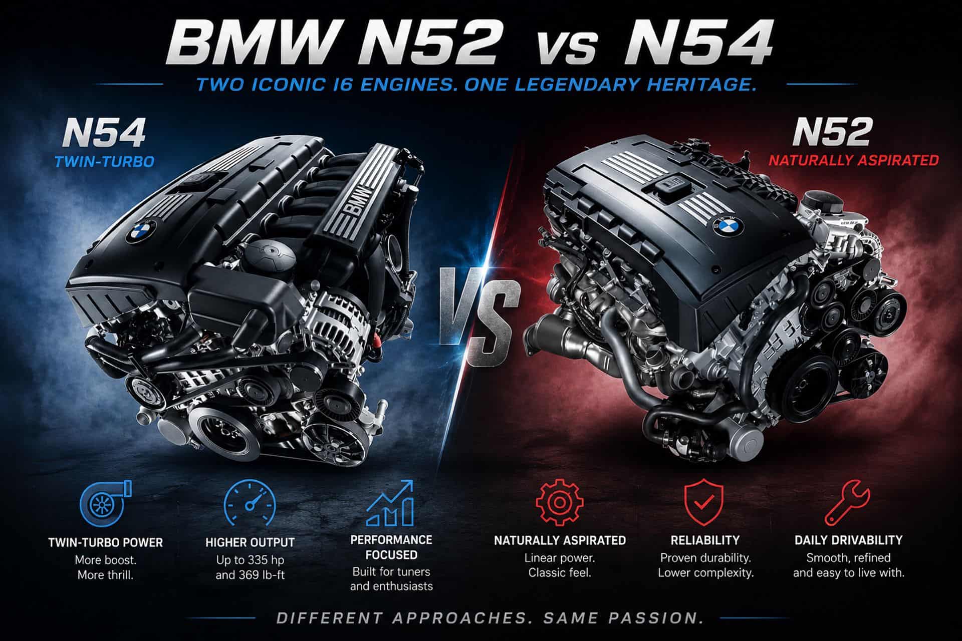 BMW N52 VS N54 00