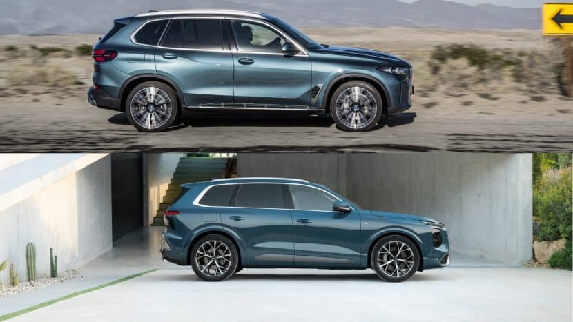 AUDI Q7 VS G05 X5 SIDE AUDI Q7 VS G05 X5 SIDE