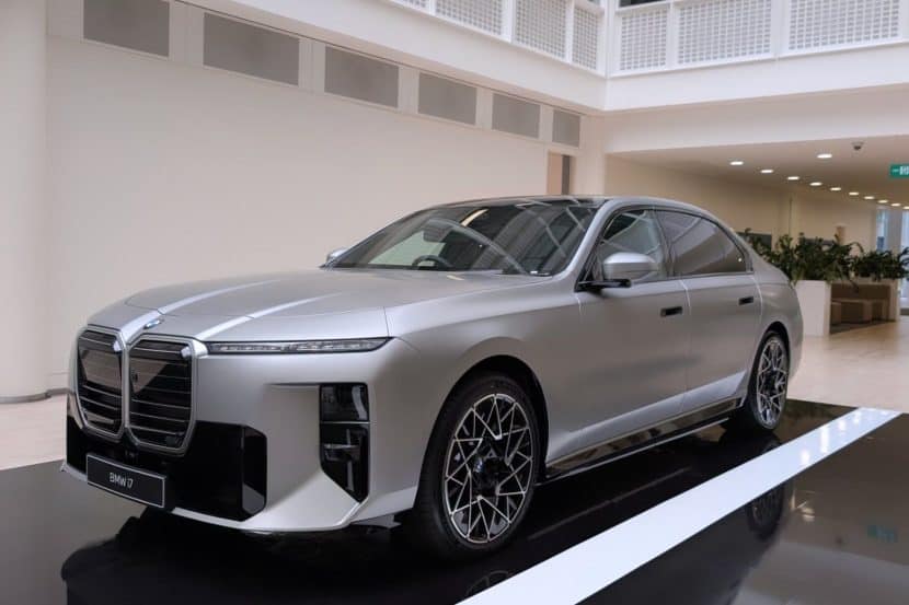 New BMW 7 Series Strikes A Pose With Matte Silver Paint