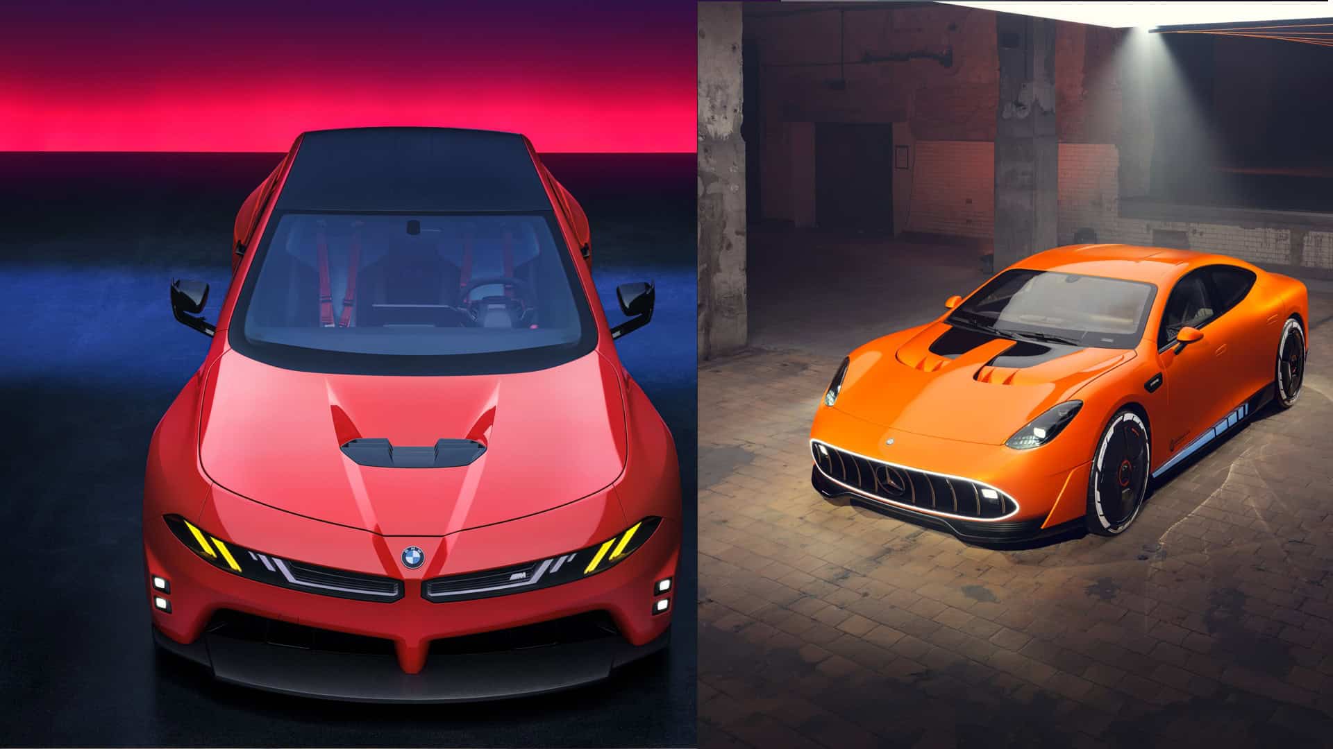 NEUE KLASSE M CONCEPT VS. AMG GT XX CONCEPT - HERO