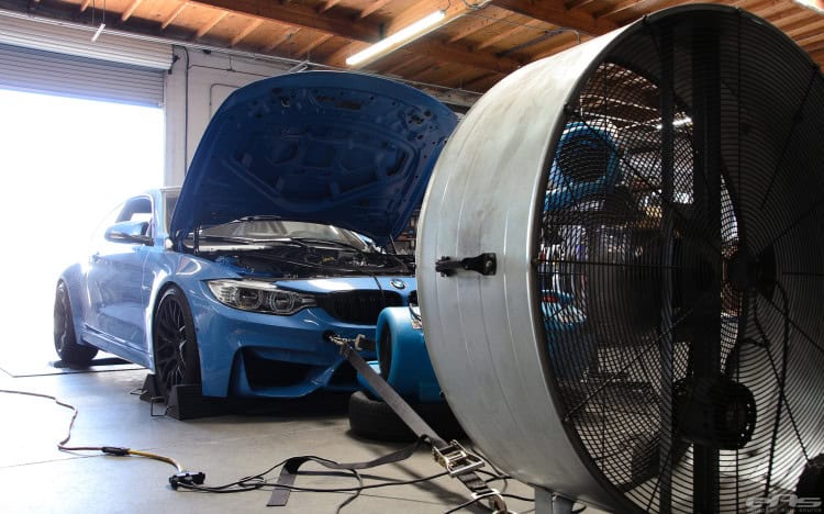 Yas Marina Blue M4 On Matte Black GTS Wheels