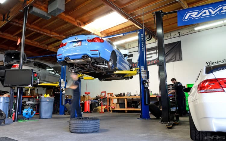 Akrapovic Exhaust And KW HAS Installed On Yas Marina Blue M4 Image 15