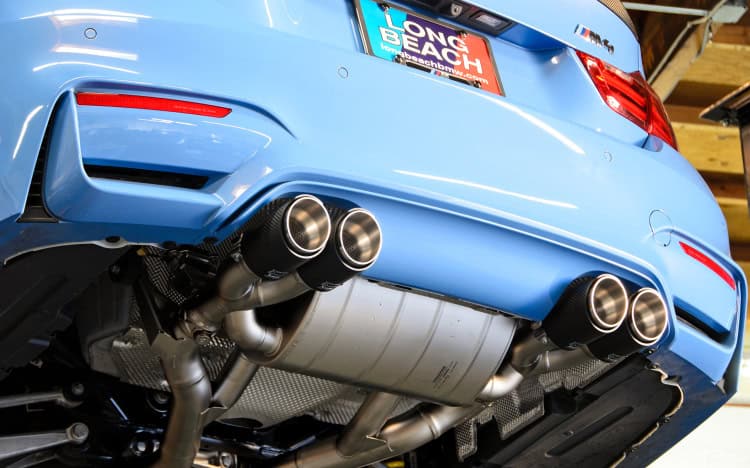 Akrapovic Exhaust And KW HAS Installed On Yas Marina Blue M4 Image 27