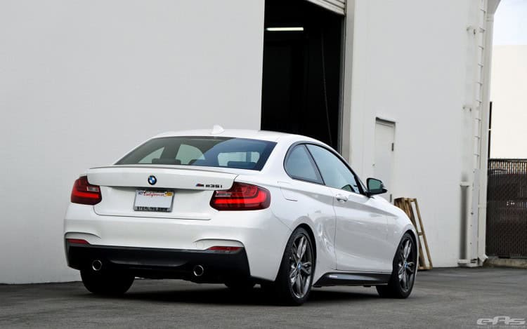 Alpine White M235i Gets Lowered At European Auto Source Alpine White M235i Gets Lowered At European Auto Source