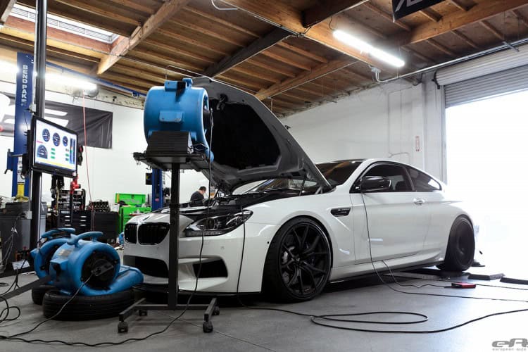 Alpine White Vorsteiner F13 M6 Gets A Dyno Run At EAS
