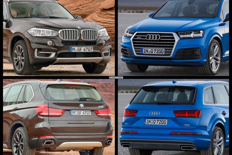 2015 Audi Q7 vs. 2015 BMW X5 – Photo Comparison