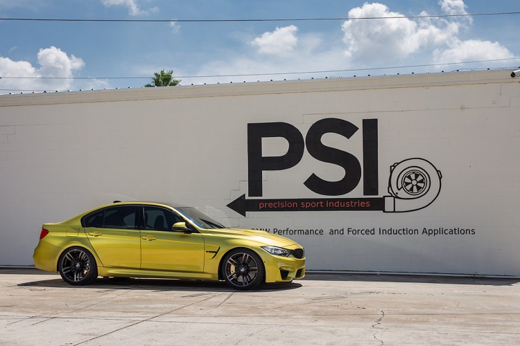 Austin Yellow BMW F82 M4 By Precision Sport Industries 5