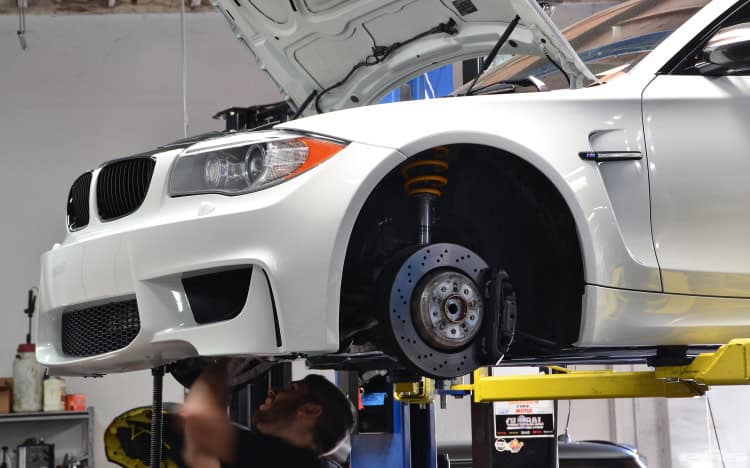 BMW 1M Gets Coilovers And Wheels