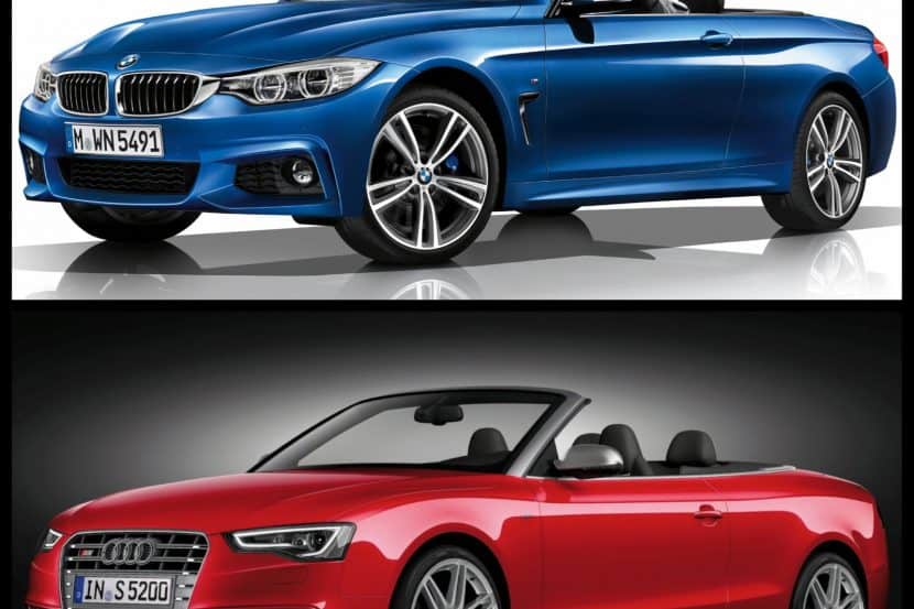 BMW 4 Series Convertible M Sport Package vs 2013 Audi S5 Convertible – Photo Comparison