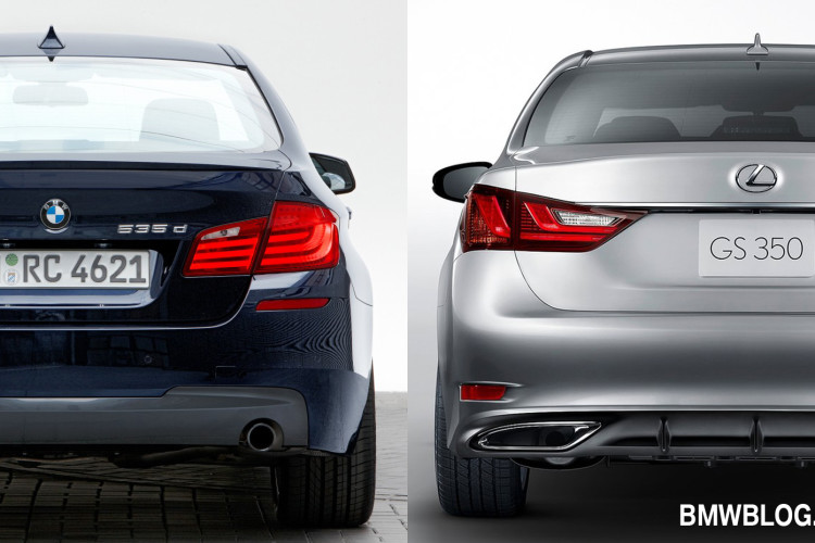 Photo Comparison: BMW 5 Series vs. 2013 Lexus GS 350