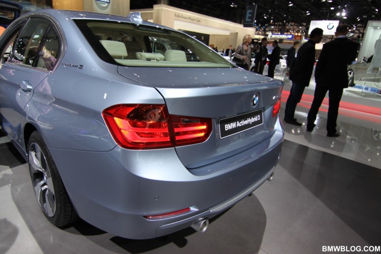 BMW ActiveHybrid 3 at the 2012 Paris Motor Show
