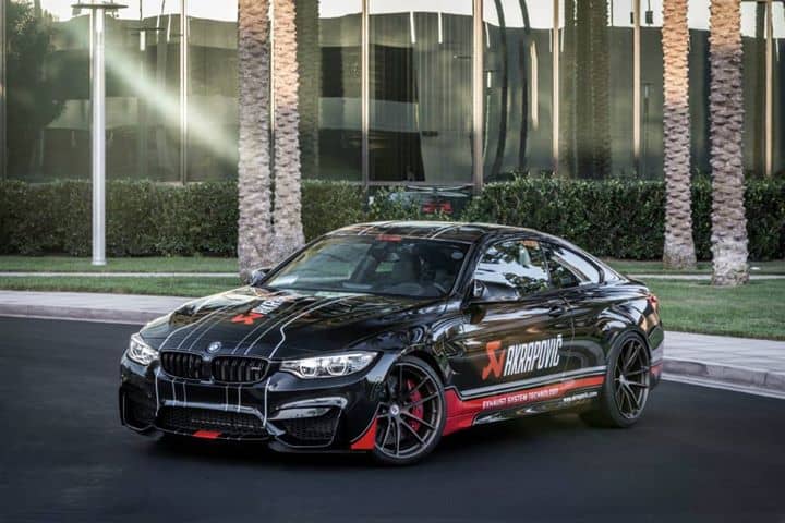 BMW F82 M4 With An Akrapovic Exhaust System