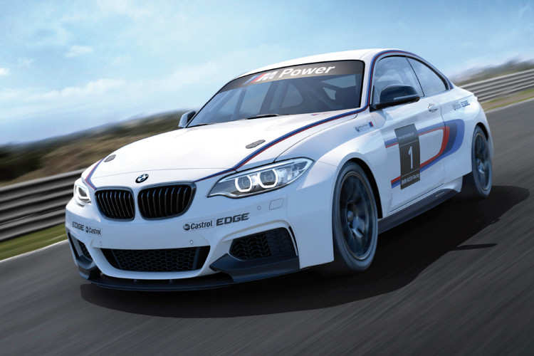 Here is the BMW M235i Racecar