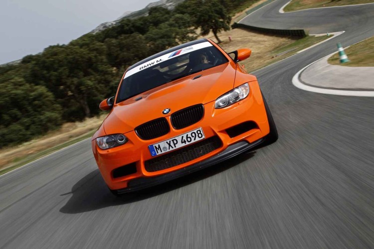 E92 BMW M3 GTS on the track