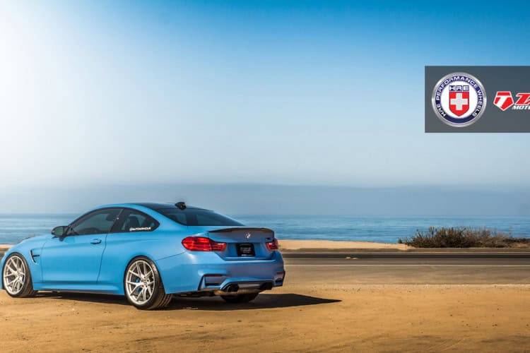 BMW M4 with HRE P101 in Brushed Ice by TAG Motorsports