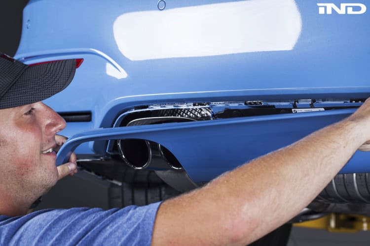 BMW Performance F8X M4 diffuser Installation By IND