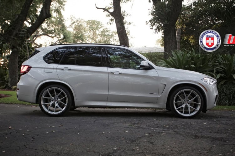 BMW X5 with HRE P101 in Brushed Clear by Wheels Boutique