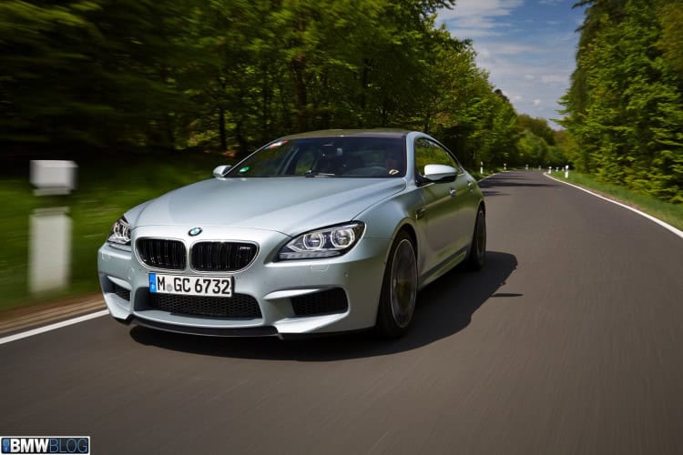 BMW M6 Gran Coupe on the road