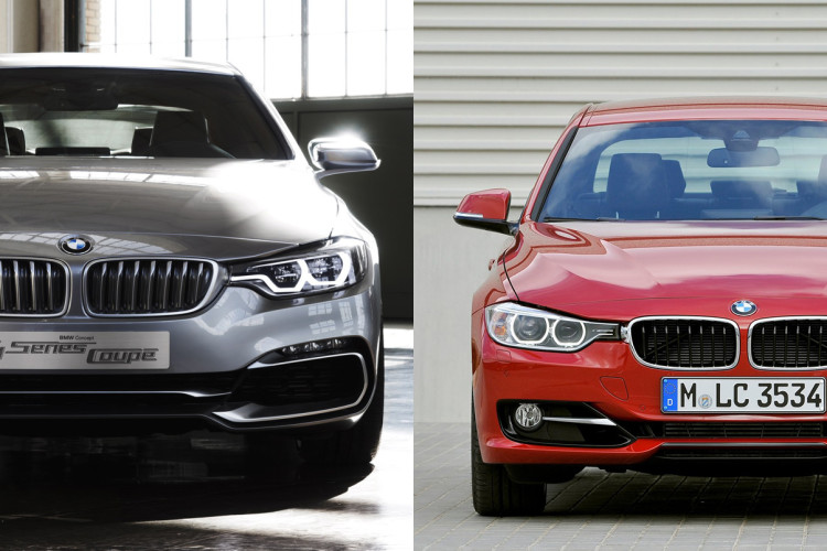 Visual Comparison: F32 BMW 4 Series vs. F30 3 Series Sedan