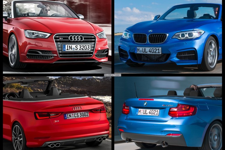 BMW 2 Series Convertible vs. Audi A3 Convertible – Specs Comparison