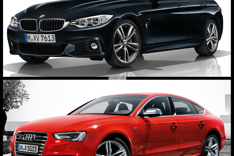 Photo Comparison: BMW 4 Series Gran Coupe vs Audi S5 Sportback