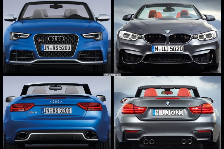 2015 BMW M4 Convertible vs. Audi RS5 Cabrio – PHOTO COMPARISON