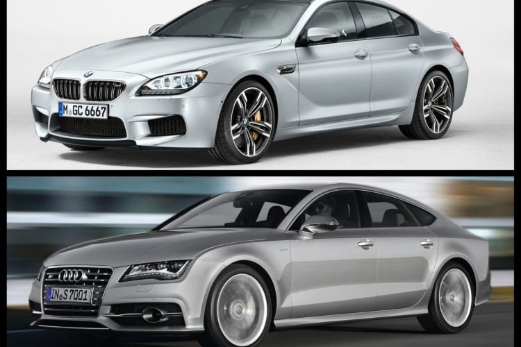 Photo Comparison: BMW M6 Gran Coupe vs Audi S7 Sportback