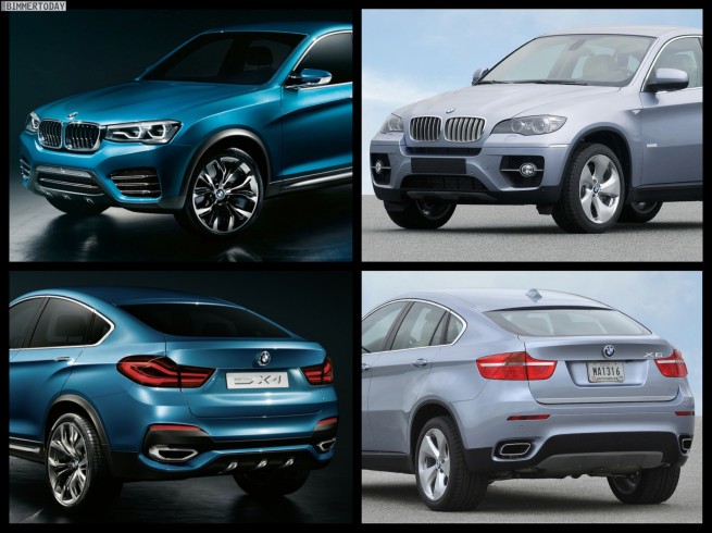 Bild-Vergleich-BMW-X4-Concept-F26-BMW-X6-E71-06
