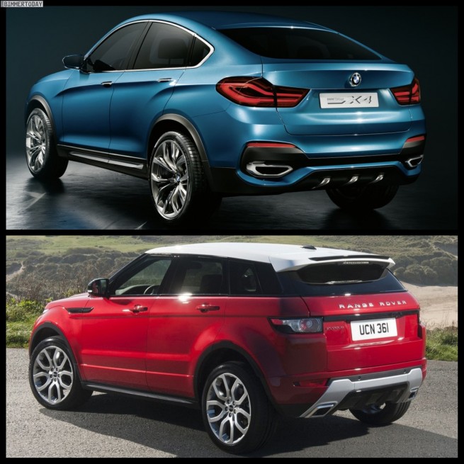 Bild-Vergleich-BMW-X4-F26-Concept-Range-Rover-Evoque-02