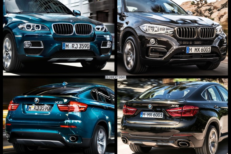 F16 BMW X6 vs. E71 BMW X6 – PHOTO COMPARISON