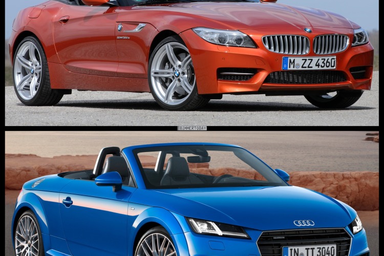 2015 Audi TT Roadster vs. BMW Z4 Roadster – Photo Comparison