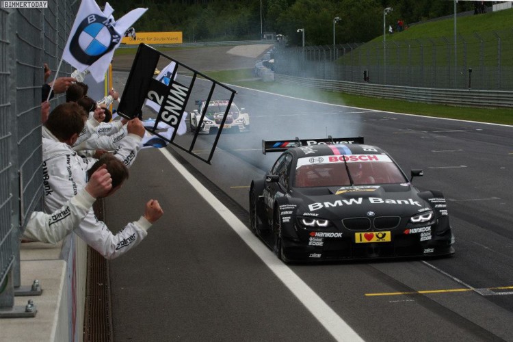 BMW claims its tenth one-two-three in the DTM