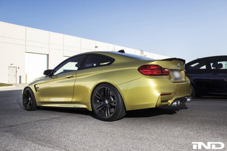 IND installs an Eisenmann Exhaust System on a BMW M4