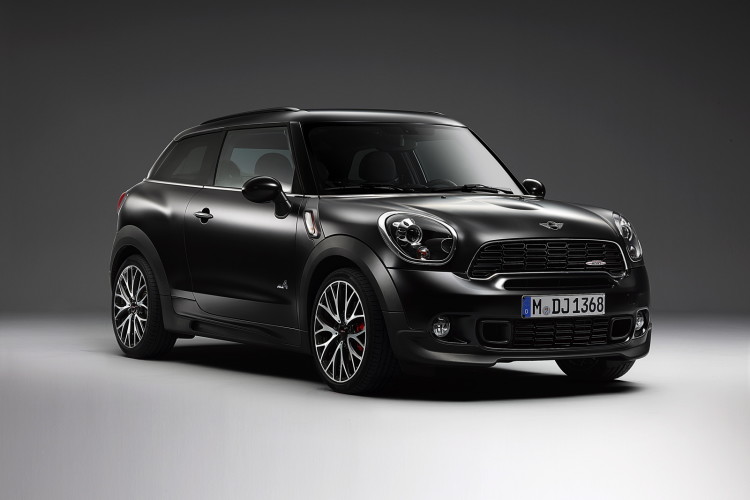 MINI on Frozen Black metallic paint finish