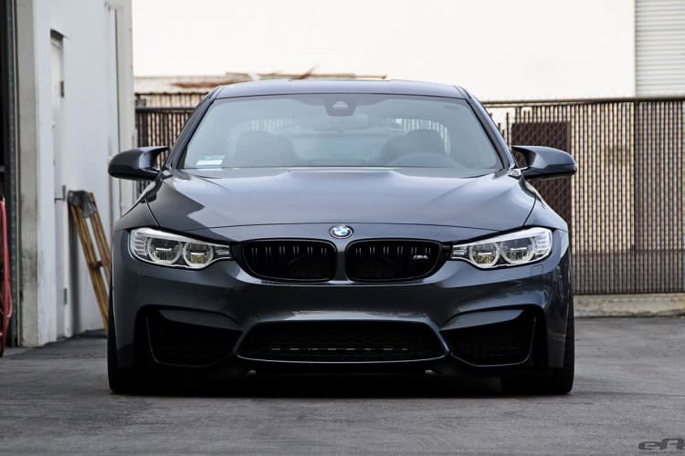 Mineral Gray BMW M4 Gets Gunmetal VMR V810 Wheels