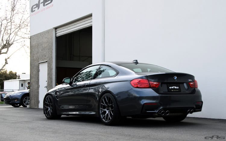 Mineral Gray BMW M4 Gets Gunmetal VMR V810 Wheels