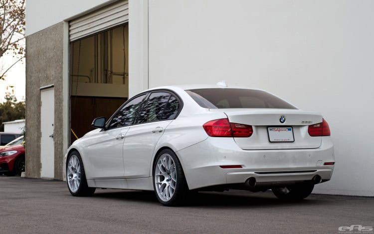 Mineral White BMW F30 3 Series Gets A Set Of Wheels