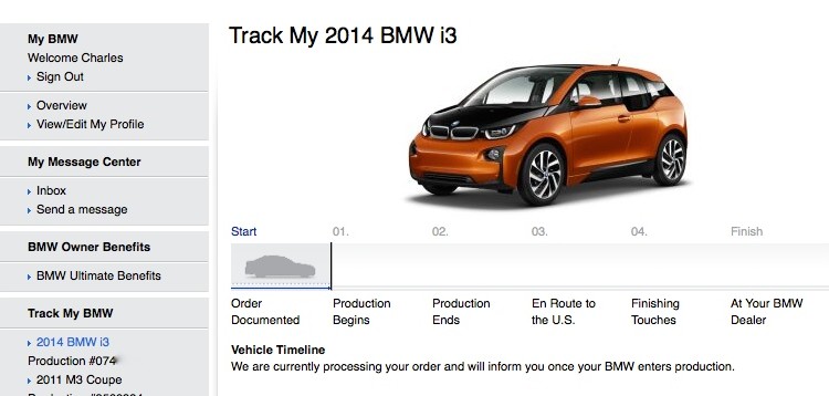 BMWBLOG orders a BMW i3