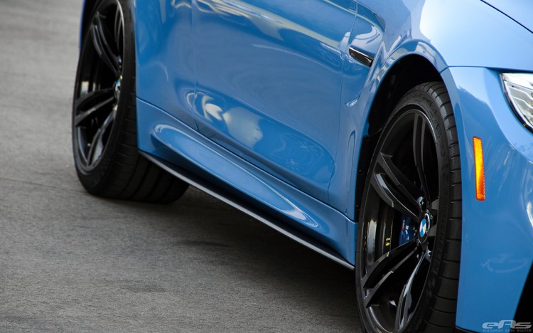 Yas Marina Blue BMW M4 With M-Performance Parts