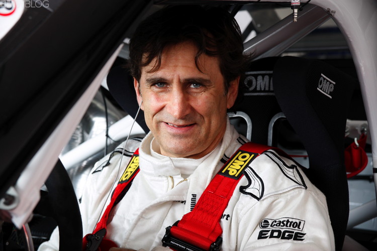 Alex Zanardi behind the wheel