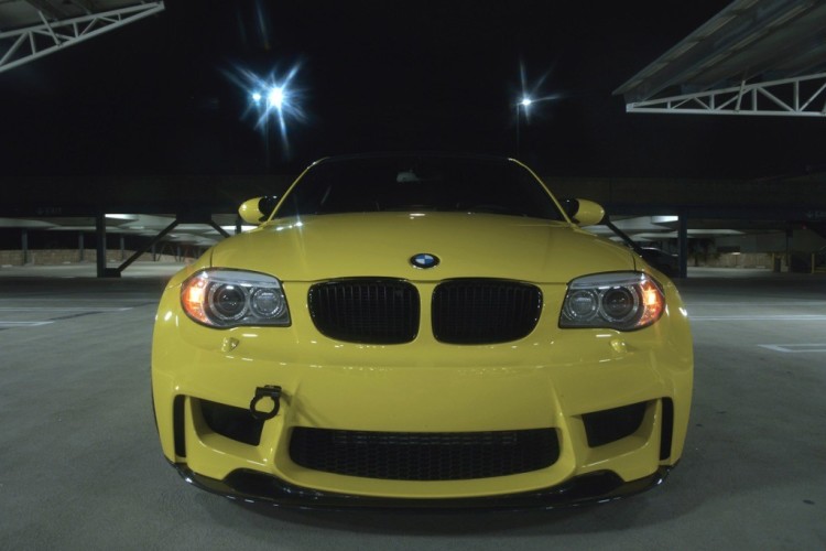BMW 1M in Dakar Yellow
