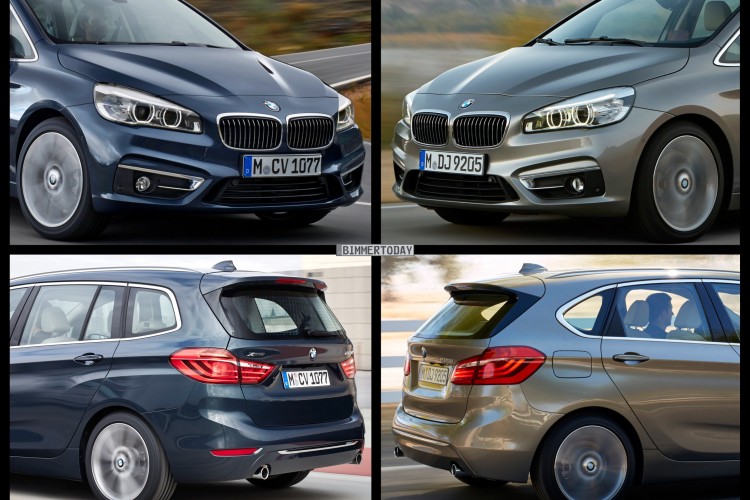 BMW 2 Series Gran Tourer vs. BMW 2 Series Active Tourer – Photo Comparison